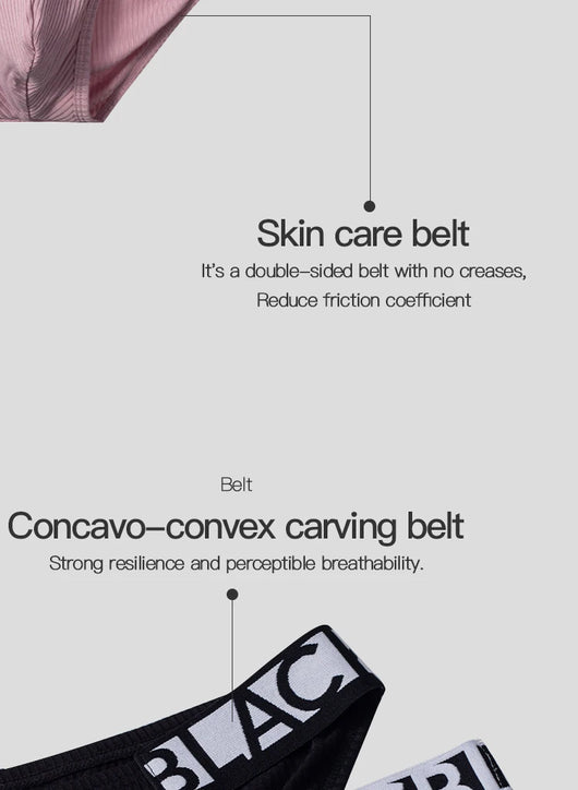 Calzoncillos Masculinos de Cintura Alta con Bolsa Convexa Ergonómica - Image 23