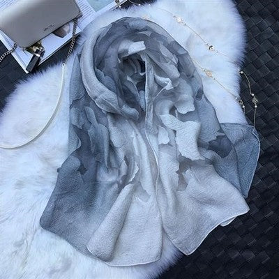 Pañuelo de Encaje Organza con Degradado de Color - Image 11