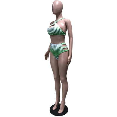 Bikini de Tres Piezas con Estampado Digital - Image 17