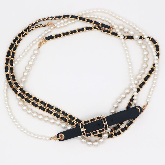 Cinturón de Cadena de Perlas para Mujer - Image 16