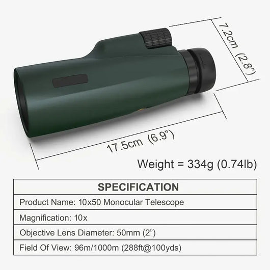 Telescopio Monocular de Alto Aumento con Zoom Profesional - Image 4