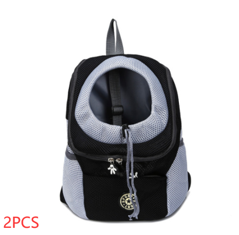 Lime green mesh pet backpack with grey trim, black zipper, and internal leash clip, shown from the front. - Image 11