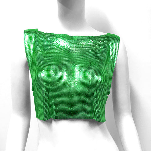 Top Brillante con Lentejuelas Metálicas - Estilo Dulce y Picante - Image 12
