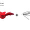 Red Elastic String 13x4.5x6 cm