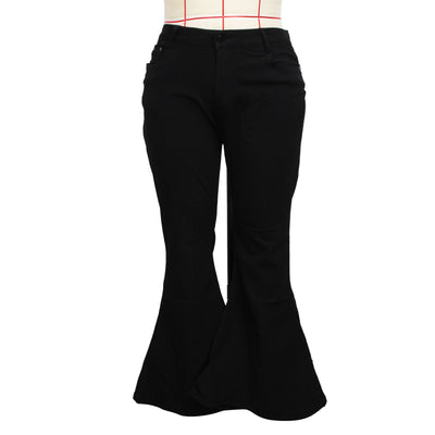 Jeans Acampanados Talle Grande Ajuste Delgado para Mujer - Image 14