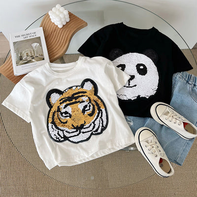 Camiseta Infantil Panda Manga Corta - Image 9