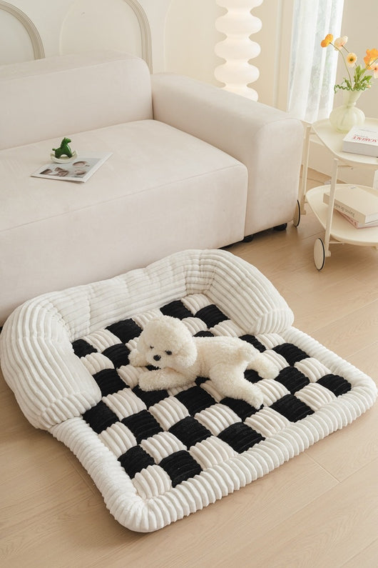 Cama Térmica Ajedrezada para Mascotas - Confort Otoño e Invierno - Image 22