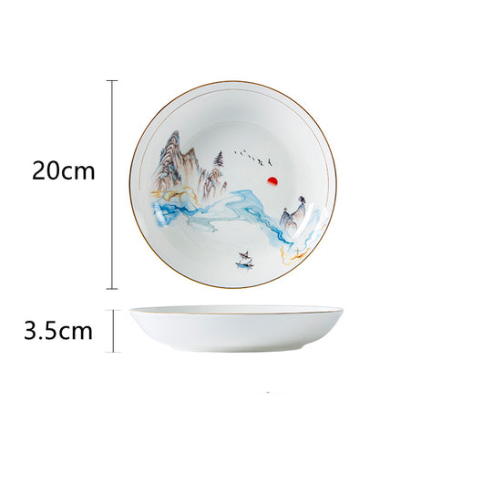 Juego de Vajilla de Porcelana Nórdica Premium para el Hogar - Image 29
