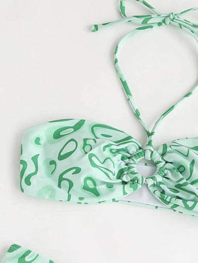 Bikini Bandeau Sexy con Abertura Frontal - Image 6