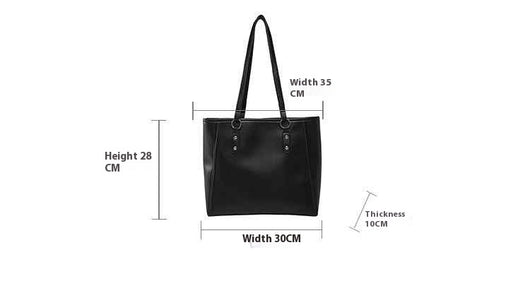 Bolsa Tote Retro Bicolor de Gran Capacidad - Estilo y Funcionalidad - Image 23