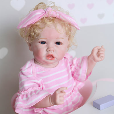 Muñeca Bebé Realista de Silicona Suave - Juguete Educativo Creativo - Image 5