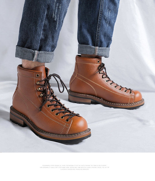 Botas Martin Altas Estilo Británico para Hombre - Image 17