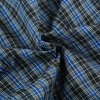 Camisa Cuadriculada Retro Francesa con Cuello Cuadrado Antiedad para Mujer - Image 39