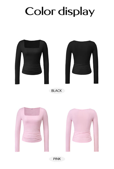 Blusa Manga Larga Entallada para Mujer - Diseño Minimalista - Image 8