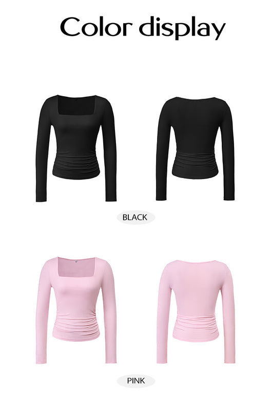 Blusa Manga Larga Entallada para Mujer - Diseño Minimalista - Image 8