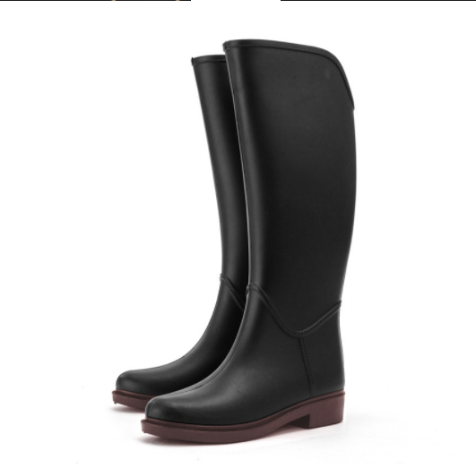 Botas Largas de Goma Impermeable - Estilo Fashion Casual