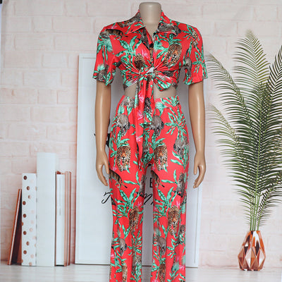 Conjunto Africano: Camisa Estampada + Pantalón Ancho Elástico - Image 6