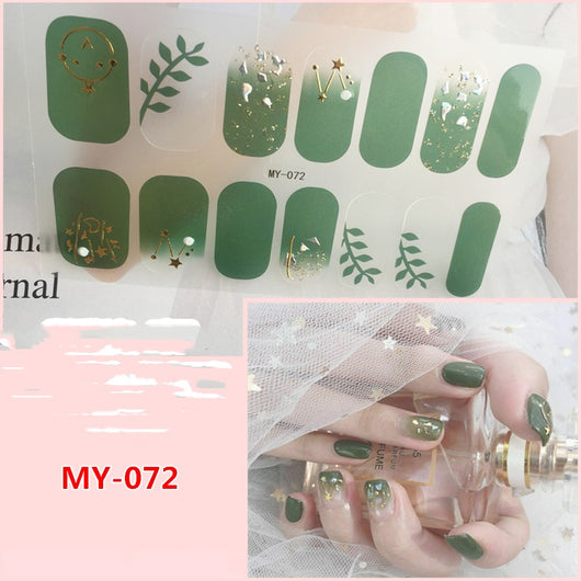 Stickers de Uñas 3D Sin Horno - Impermeables y Duraderos - Image 15