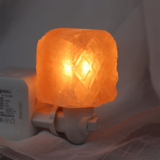 Lámpara de Sal del Himalaya para Dormitorio - Luz Cálida Mesita de Noche - Image 12