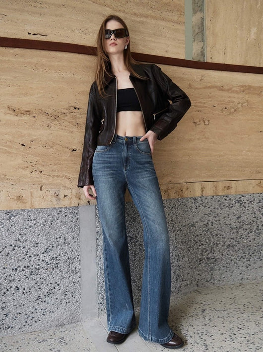 Jeans Skinny Retro Cintura Alta Elástico Tencel - Image 15