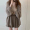 Cardigan Tejido Mujer Manga Farol Largo