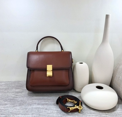 Bolso Retro de Cuero Premium con Asa de Hombro Cuadrada para Mujer - Image 9