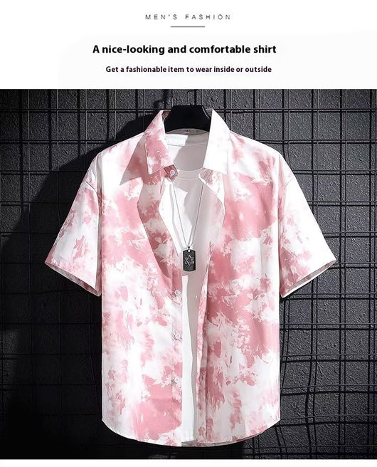 Camisa Estampada Transpirable Ice Silk para Hombre - Colección Premium Verano - Image 7