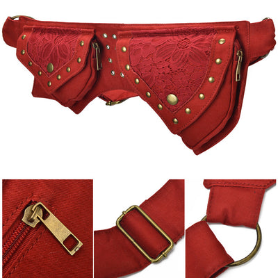 Bolsa de Cintura Vintage para Mujer - Bandolera Crossbody Impermeable - Image 8