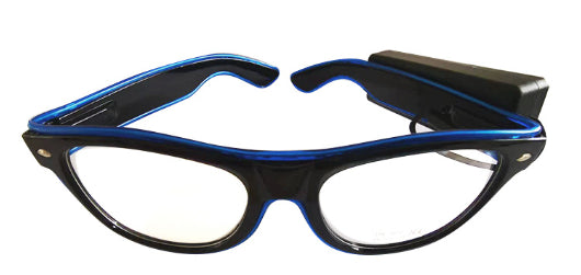 Gafas LED EL Wire 7 Colores Intermitentes - Accesorios Luminosos para Fiestas - Image 34