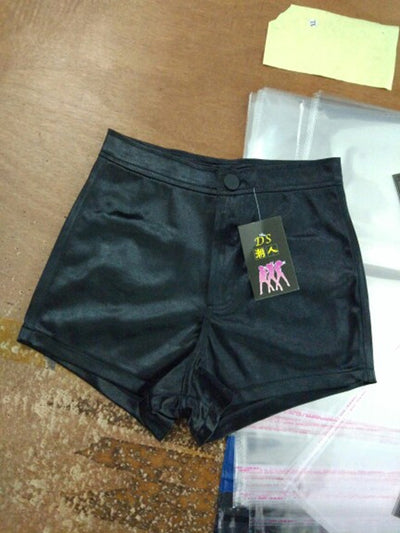 Shorts Retro de Cintura Alta con Bolsa Lateral para Cantantes - Image 36