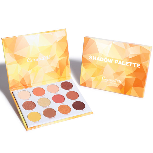 Paleta de Sombras Mate y Metallic Glitter 12 Colores - Image 3