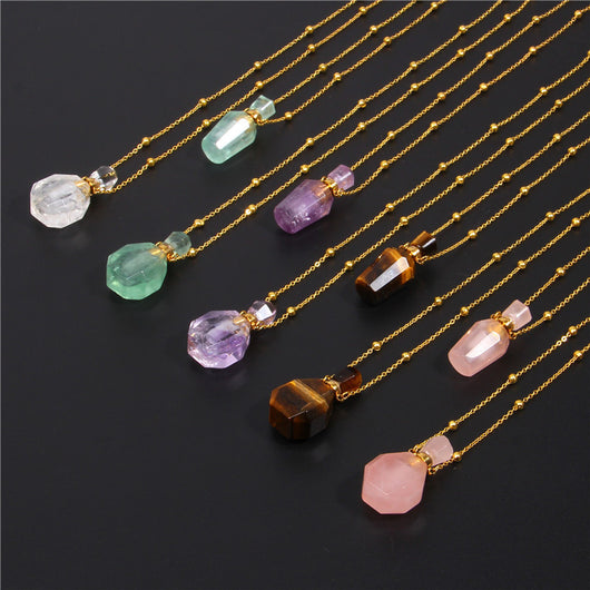 Collar con Dije de Cristal para Perfume - Image 25