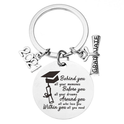 Llavero de Acero Inoxidable Premium - Regalo de Graduación Universitaria para Ella - Image 9