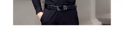 Camisa Blanca Manga Larga Slim Fit para Hombre - Versátil y Elegante - Image 23