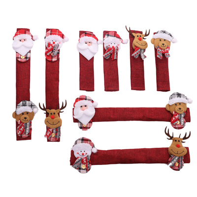 Set de 8 Muñecos Navideños para Manijas de Refrigerador - Image 5