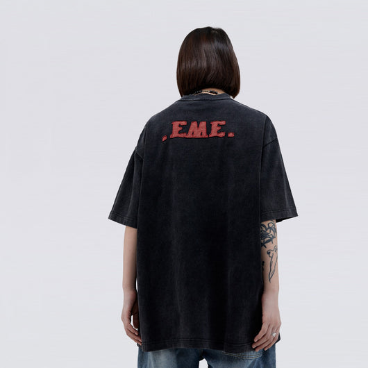 Camiseta Unisex con Parches de Letras Divertidas - Image 4