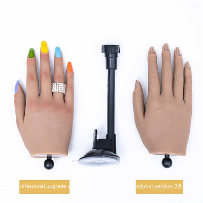 Mano de Práctica de Silicona para Manicura - Modelo Profesional - Image 12