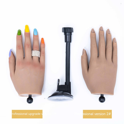 Mano de Práctica de Silicona para Manicura - Modelo Profesional - Image 12