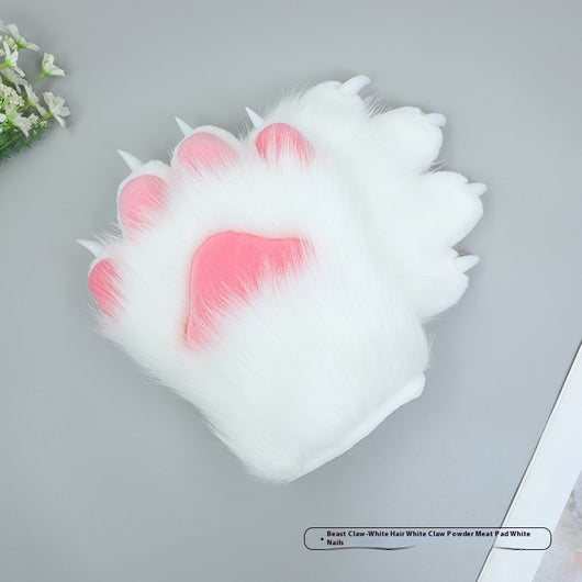 Guantes de Felpa Artesanales para Disfraz de Bestia - Garras Peludas Roleplay - Image 11