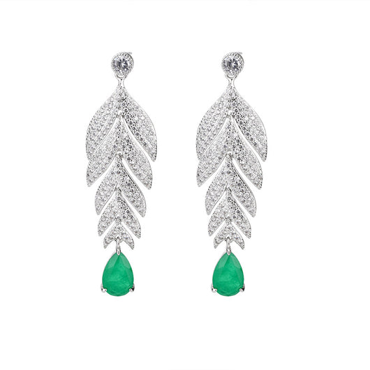 Aretes Grandes Gota de Agua Retro con Colores Degradados - Image 4