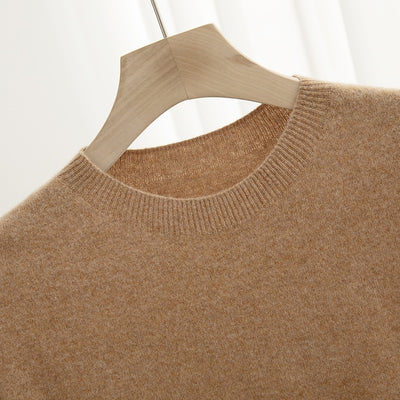 Suéter de Lana Pura Manga Corta Cuello Redondo para Hombre - Image 22