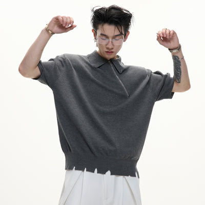 Polo Slim Fit con Efecto Frío y Cierre Oblicuo - Image 10