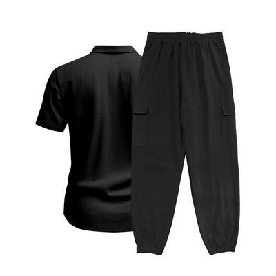 Conjunto de Trabajo Casual: Camisa Manga Corta y Pantalón - Image 29
