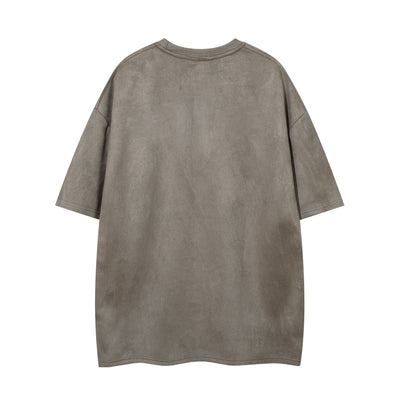 Playera de Ante con Estampado Calavera Oscura para Hombre - Image 11