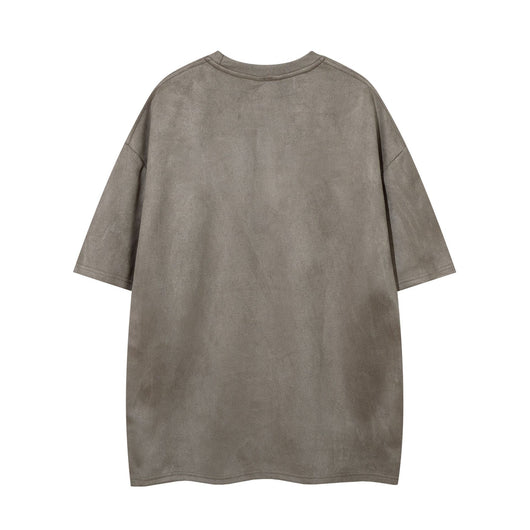 Playera de Ante con Estampado Calavera Oscura para Hombre - Image 11