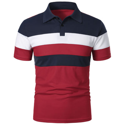 Camiseta Deportiva Hombre Rayas Pecho Contraste - Image 17