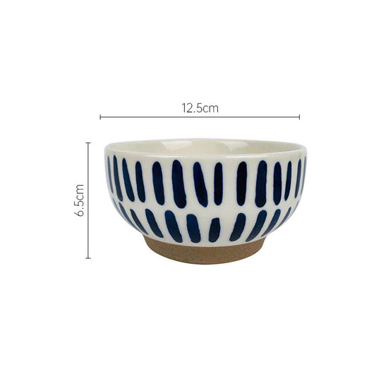 Tazón de Cerámica Azul Gota de Lluvia - Diseño Nórdico Japonés - Image 12
