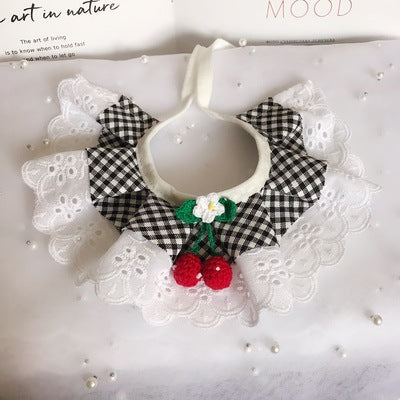 Pañuelo Babero para Mascota con Encaje Decorativo - Image 11