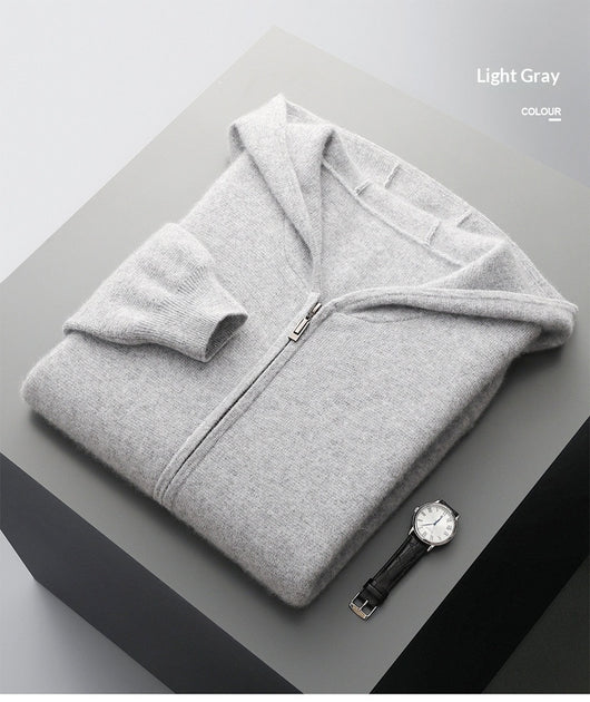 Cardigan Grueso con Capucha y Cierre de Cremallera - Image 17