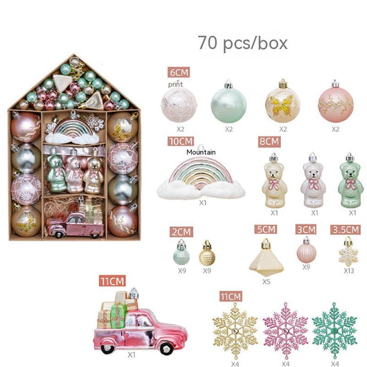Set de Esferas Navideñas Coloridas para Árbol de Navidad - Image 4